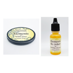 Lavinia Stamps Lemon Drop Elements Dye Ink Pad and Re-Inker Set