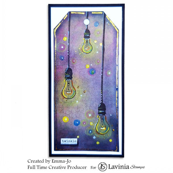 Lavinia Stamps Light Bulbs Clear Stamps lav969 colors