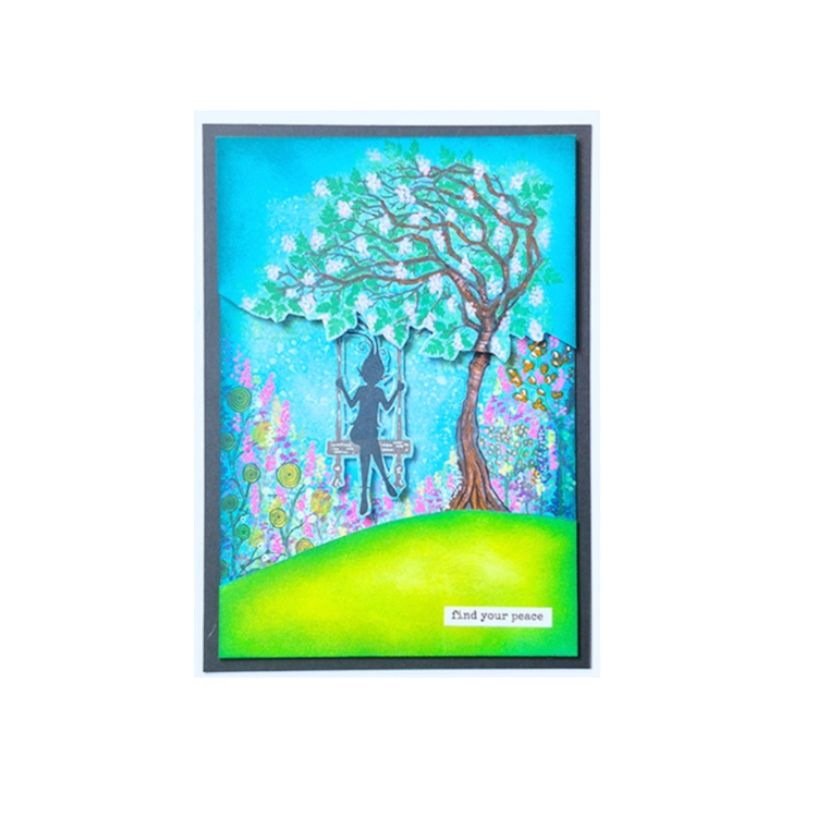 Lavinia Stamps Lime Punch Elements Premium Dye Ink Pad lse-16 tree