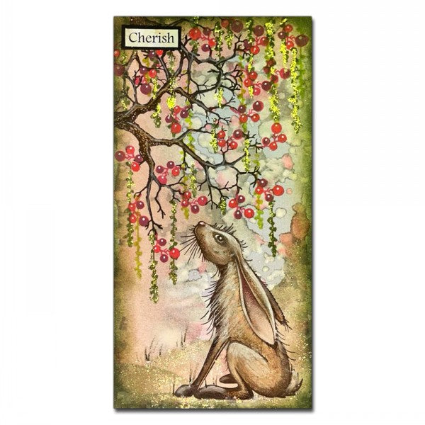 Lavinia Stamps Lupin Clear Stamps lav774 red berries