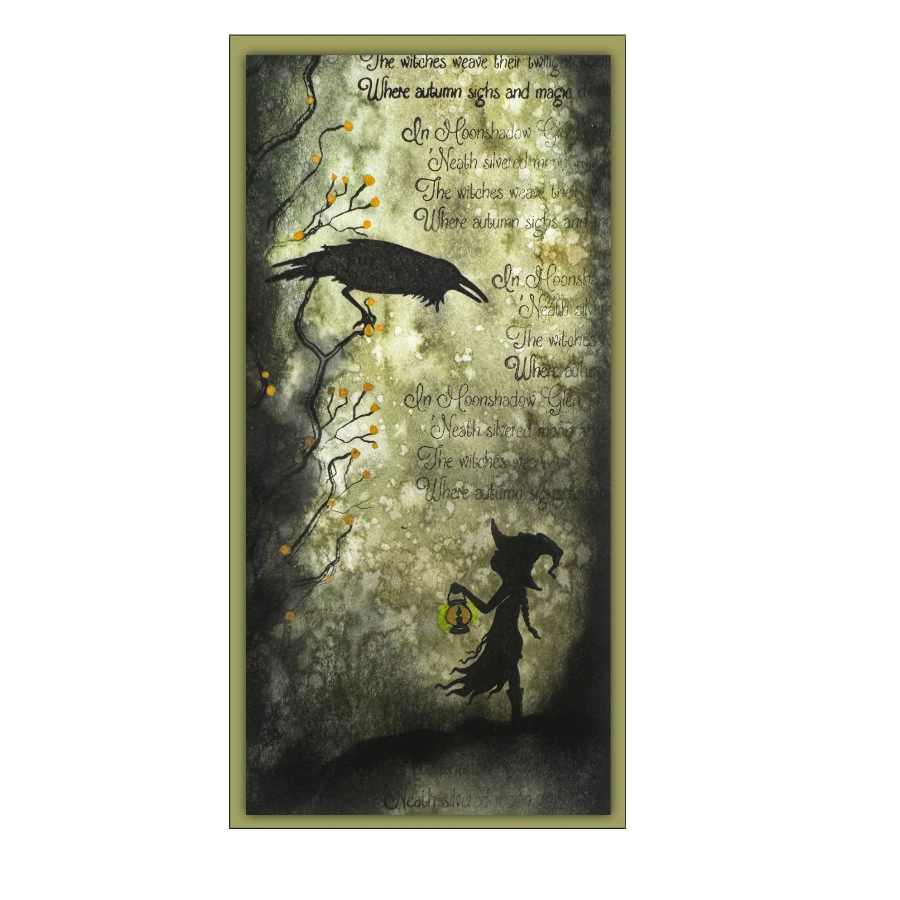 Lavinia Stamps Magic Dwells Clear Stamp lav1001 crow