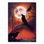 Lavinia Stamps Maka Clear Stamp lav535 red moon card
