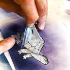 Lavinia Stamps Masking Gel masked turtle picture