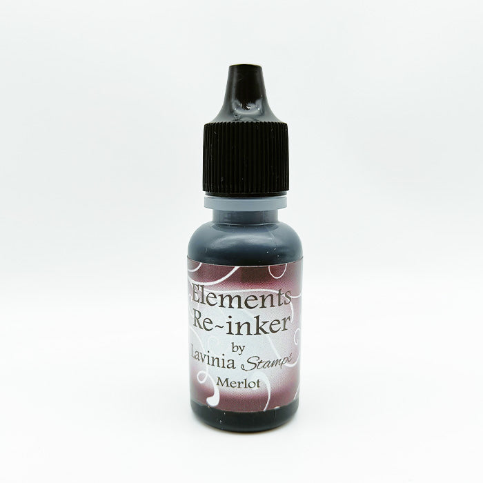 Lavinia Stamps Merlot Elements Dye Ink Pad and Re-Inker Set image 2