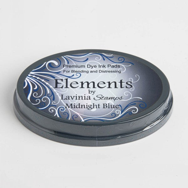Lavinia Stamps Midnight Blue Elements Dye Ink Pad and Re-Inker Set image 1