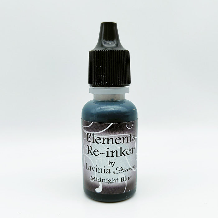Lavinia Stamps Midnight Blue Elements Dye Ink Pad and Re-Inker Set image 2