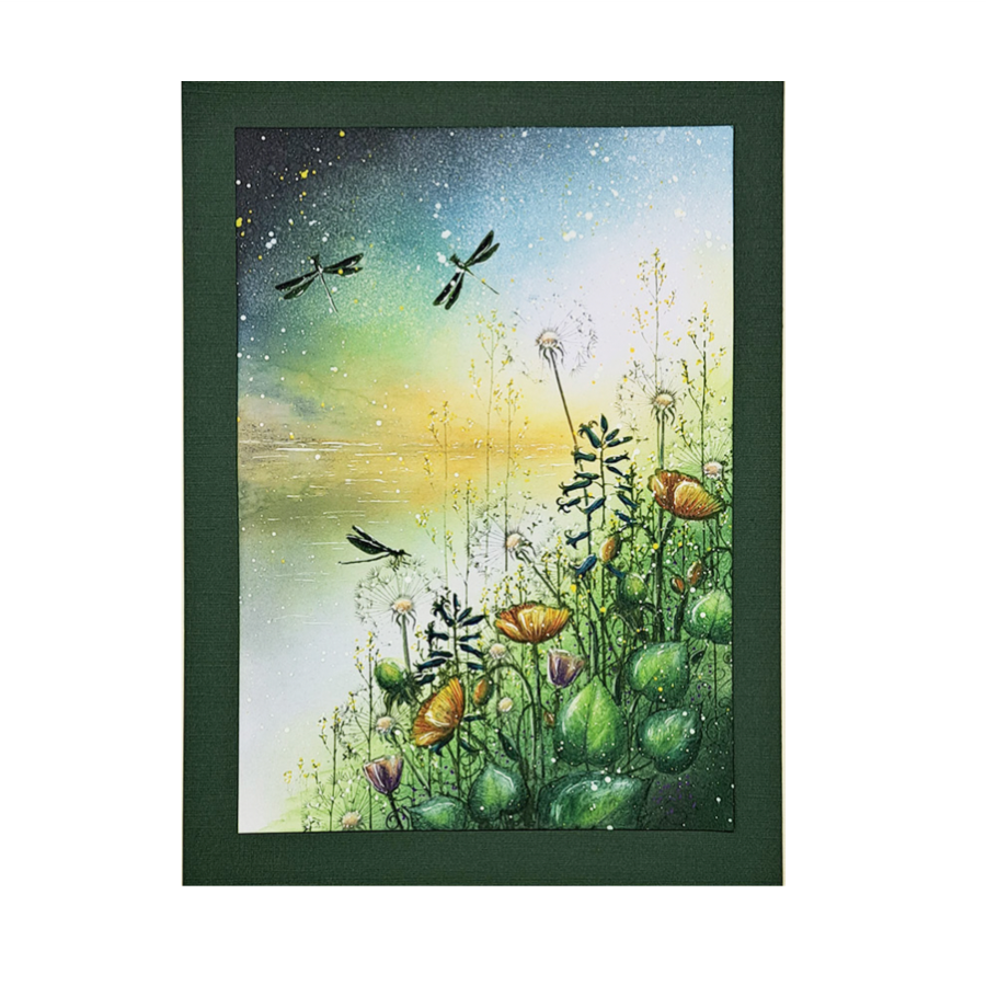 Lavinia Stamps Midnight Blue Elements Premium Dye Ink Pad lse-23 dragonflies