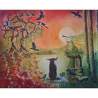 Lavinia Stamps Moonbark Clear Stamps lav1045 crows