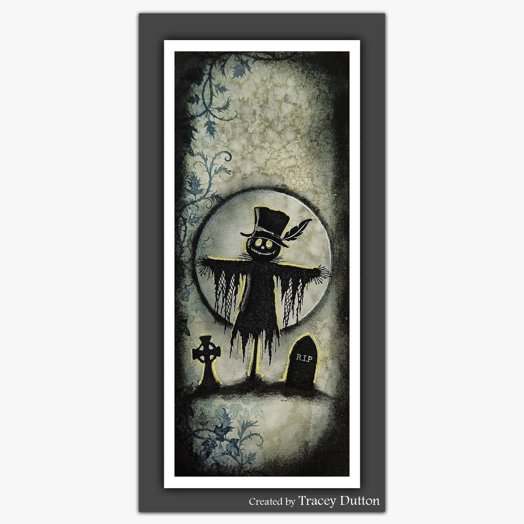 Lavinia Stamps Murk and Mist Clear Stamps lav1073 gravestones card tracey dutton