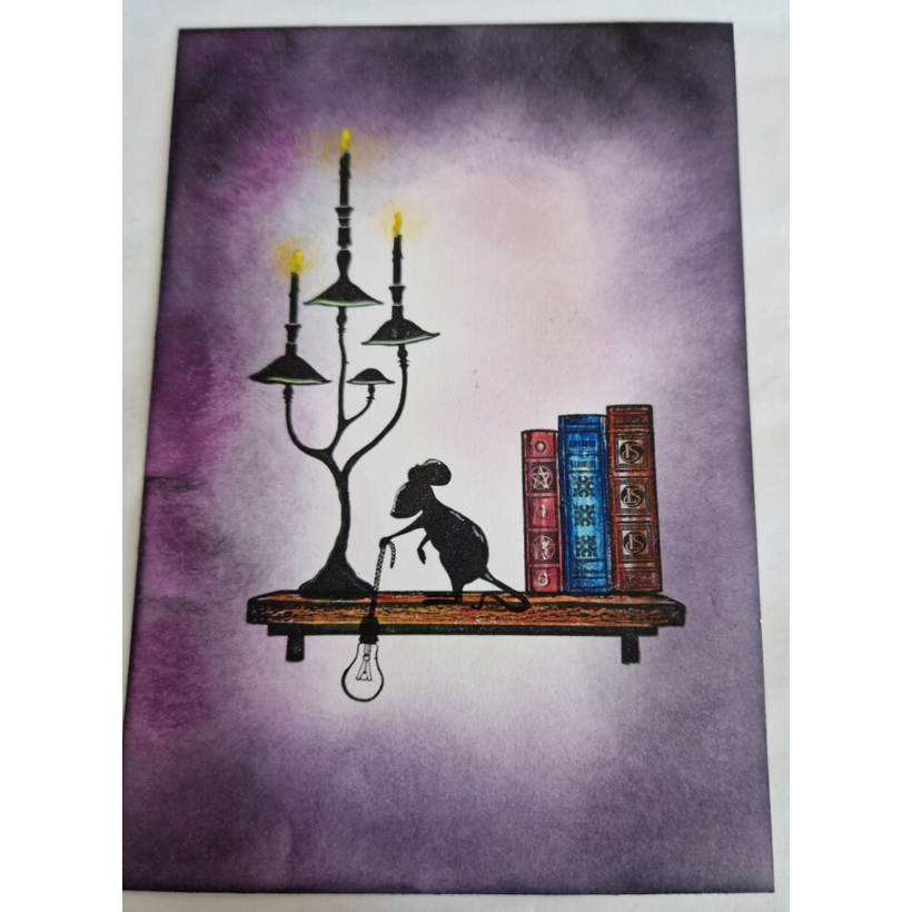 Lavinia Stamps Mushroom Candelabra Clear Stamp lav972 books