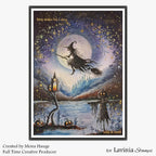 Lavinia Stamps Nerissa Clear Stamp lav1074 golden stars card mona hauge