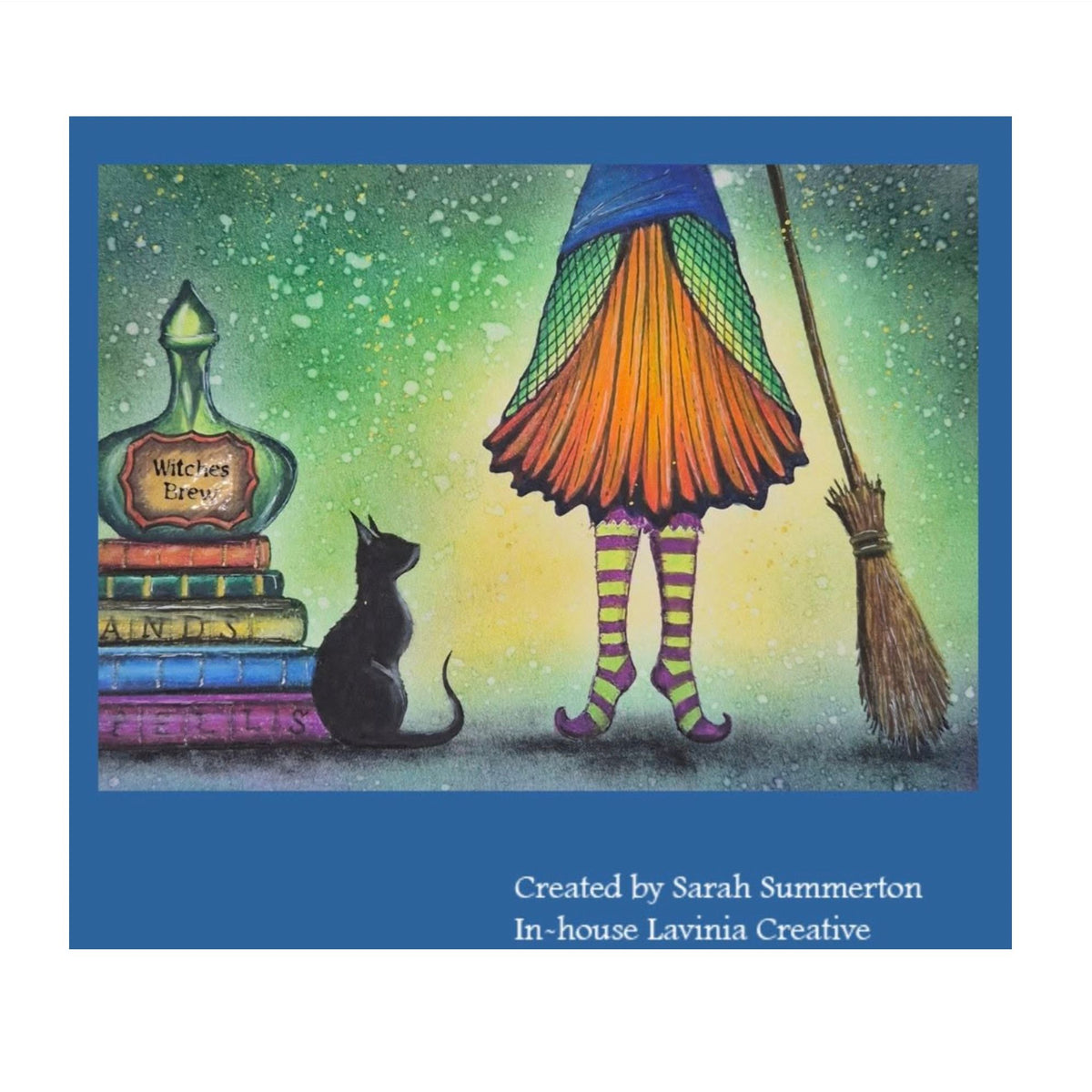 Lavinia Stamps Nerissa's Skirt Clear Stamp lav1083 black cat picture sarah summerton