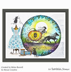 Lavinia Stamps Nillas Bodice Stamp Clear Stamp lav1059 horse and carriage card