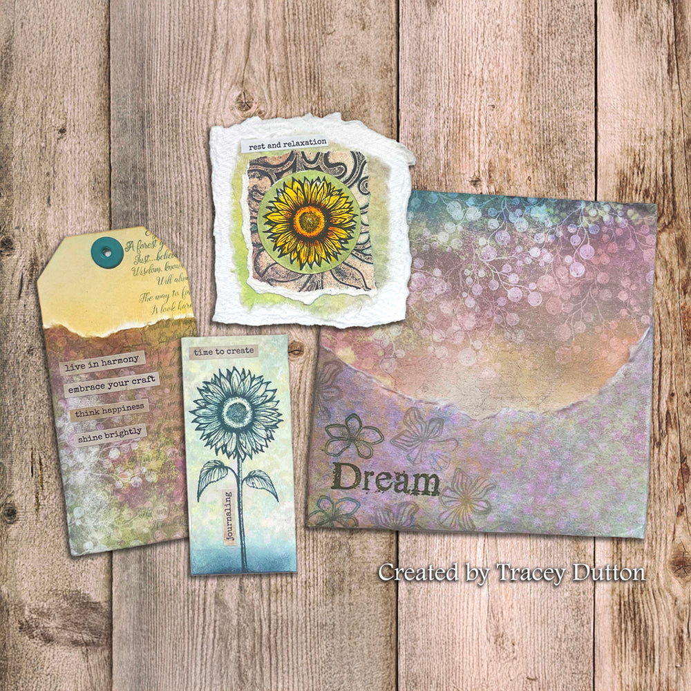 Lavinia Stamps Open Sunflower Clear Stamp lav986 dream