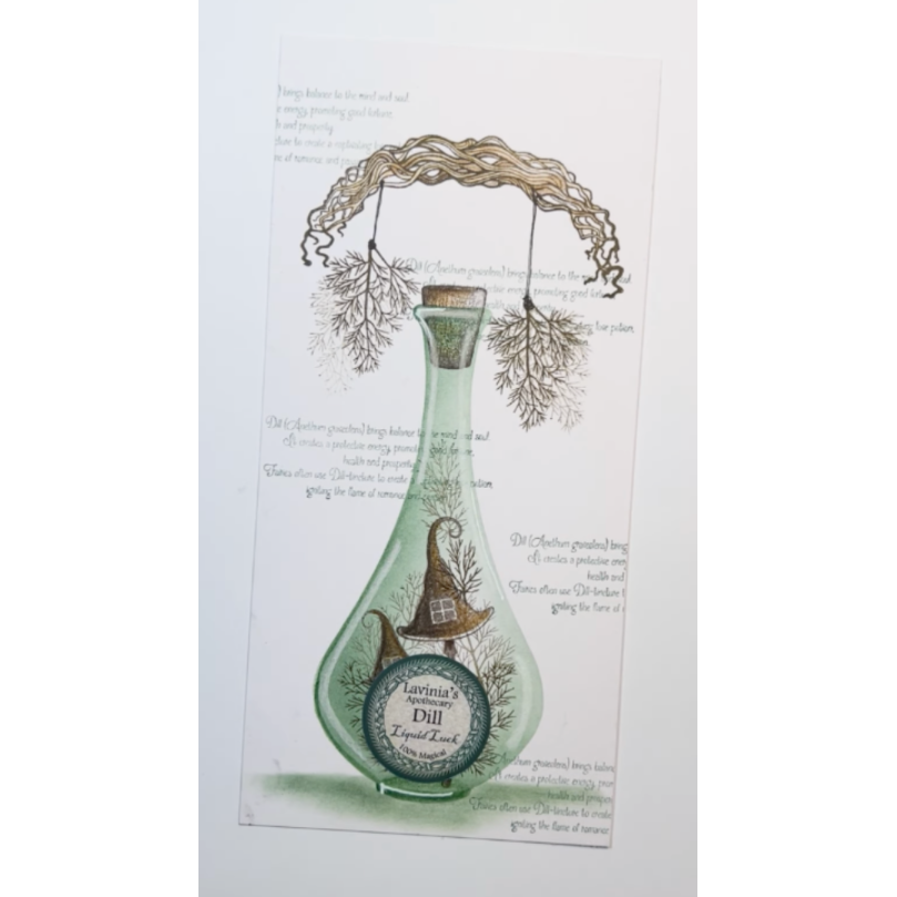 Lavinia Stamps Organic Root Clear Stamps lav946 tall bottle