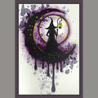 Lavinia Stamps Paint Splatters Clear Stamps lav1002 moon
