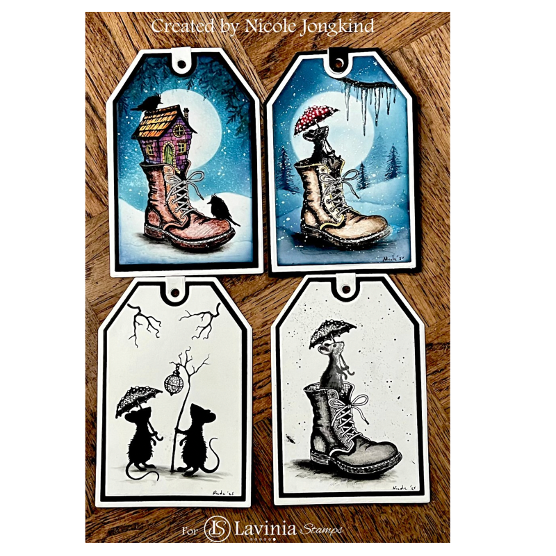 Lavinia Stamps Pipspell Clear Stamp lav1016 tags