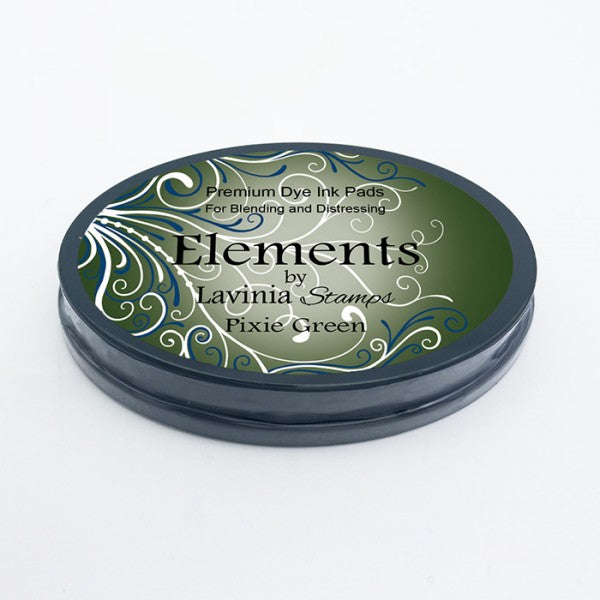 Lavinia Stamps Pixie Green Elements Dye Ink Pad and Re-Inker Set image 1