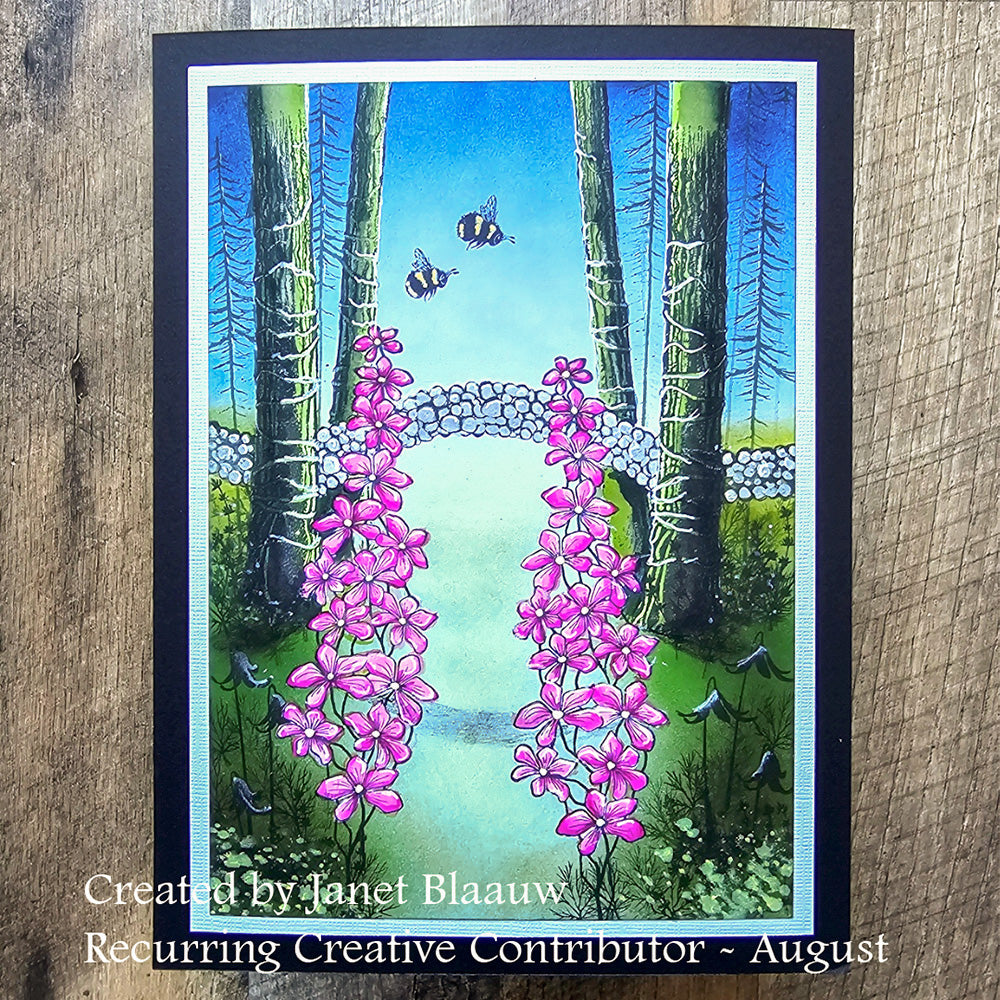 Lavinia Stamps Pixie Green Elements Premium Dye Ink Pad 3869 bridge