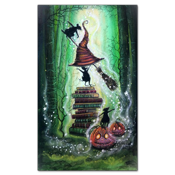 Lavinia Stamps Playful Pumpkin Clear Stamp lav821 magical mice card