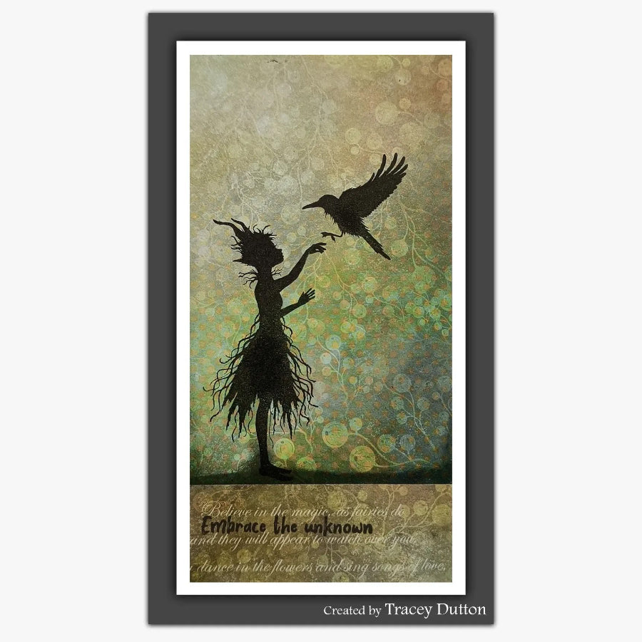 Lavinia Stamps Poe and Noctis Clear Stamps lav1076 embrace the unknown tracey dutton