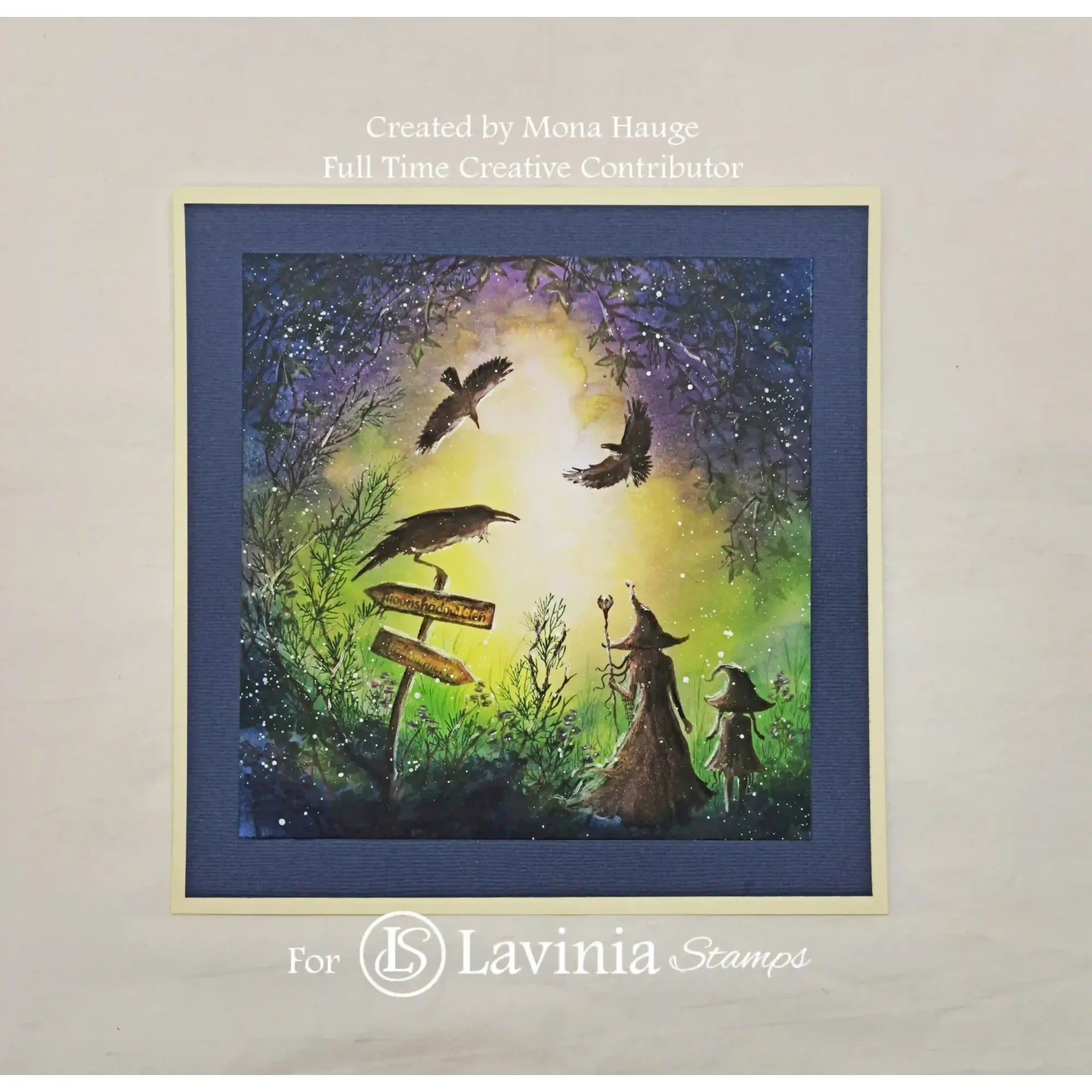 Lavinia Stamps Ravens Clear Stamps lav1005 light
