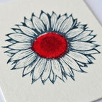 Lavinia Stamps Red Velvet Powder lsvp05 sunflower middle design