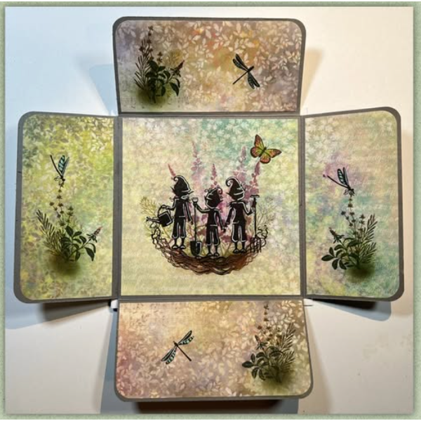 Lavinia Stamps Rosemary and Thyme Words Clear Stamps lav953 nature