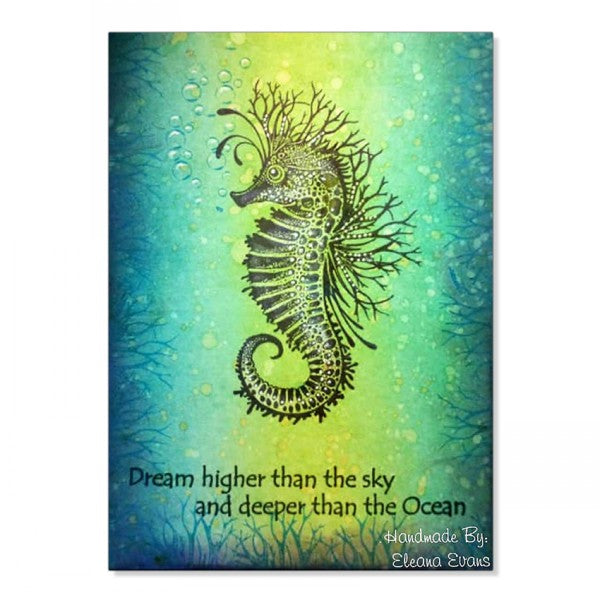 Lavinia Stamps Sebastian The Seahorse Clear Stamp lav496 dream