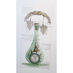 Lavinia Stamps Small Cork Clear Stamp lav955 tall bottle