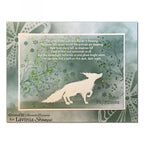 Lavinia Stamps Snow Falls Clear Stamp lav648 solo fox