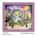 Lavinia Stamps Snowy Fir Tree Small Clear Stamp lav929 moose