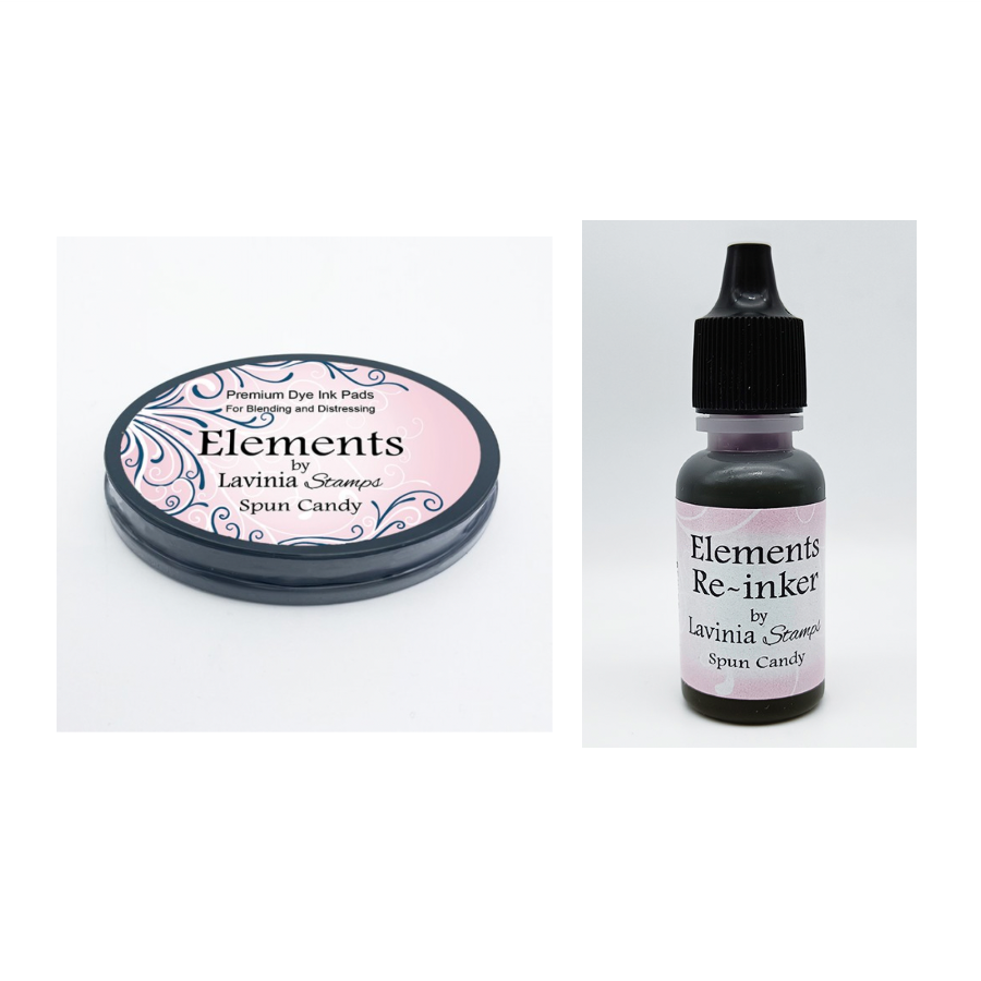 Lavinia Stamps Spun Candy Elements Dye Ink Pad and Re-Inker Set