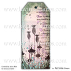 Lavinia Stamps Starflare Pods Clear Stamp lav1036 cute tag