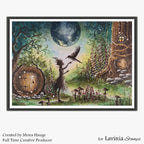 Lavinia Stamps Starmoth Clear Stamp lav1079 forest scene card mona hauge