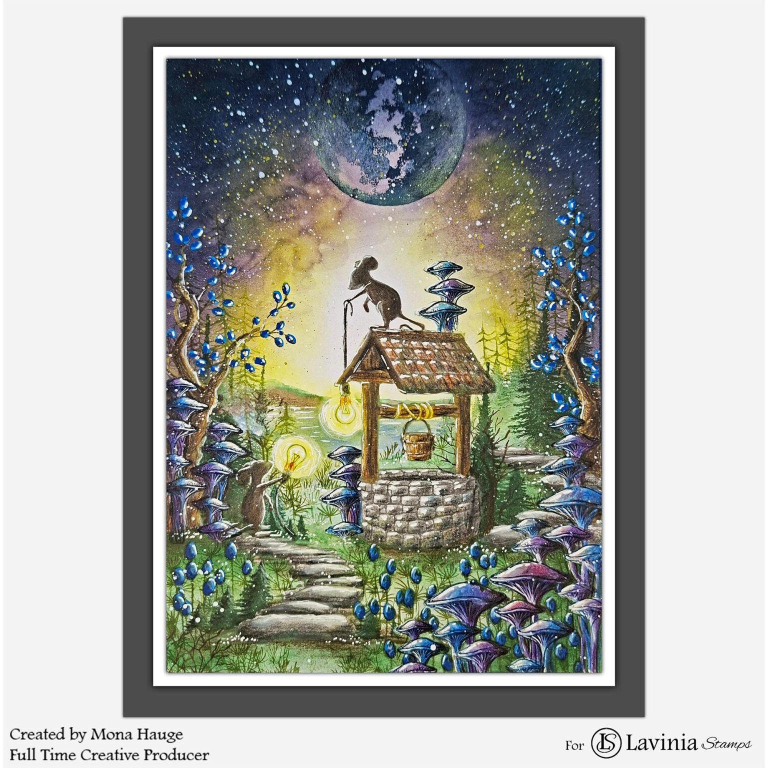 Lavinia Stamps Starwell Clear Stamp lav1048 full moon