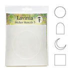 Lavinia Stamps Sticker Stencil 5 Silhouette Collection lsss005
