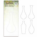 Lavinia Stamps Sticker Stencil Set 11 and Small Cork Clear Stamp Set product image 1