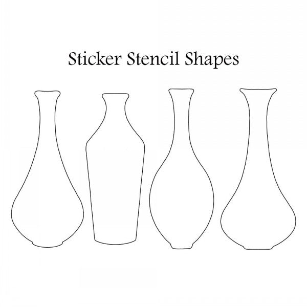 Lavinia Stamps Sticker Stencils 11 Bottle Shapes lsss011 product image