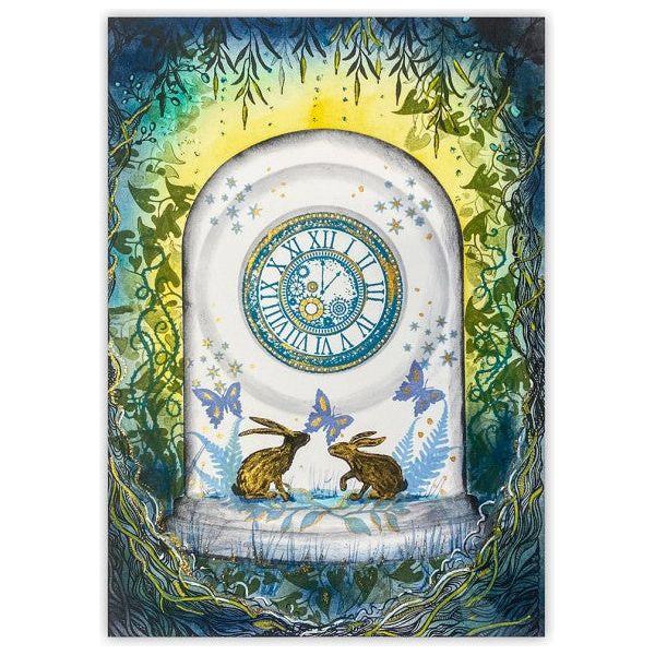 Lavinia Stamps Sticker Stencils 9 Moon Jar Collection 3341 bunnies