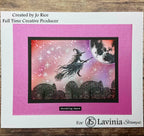 Lavinia Stamps Sybella Clear Stamp lav1080 pink shooting stars card jo rice
