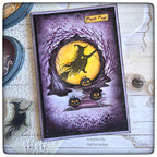 Lavinia Stamps Sybella Clear Stamp lav1080 spooky pumpkins card | color-code:ALT01