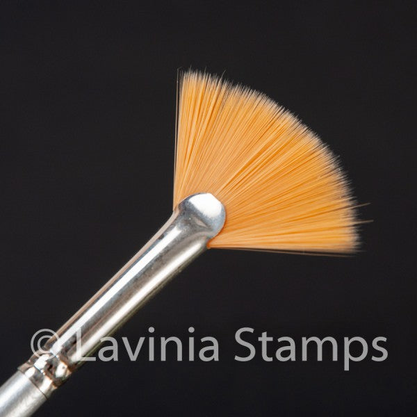 Lavinia Stamps Synthetic Fan Brush 1781 image 1