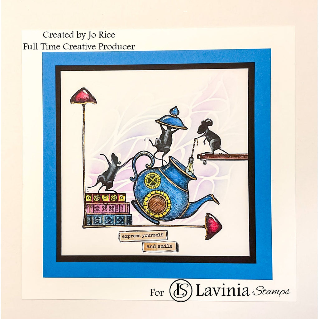 Lavinia Stamps Teapot Cottage Clear Stamps lav995 mice