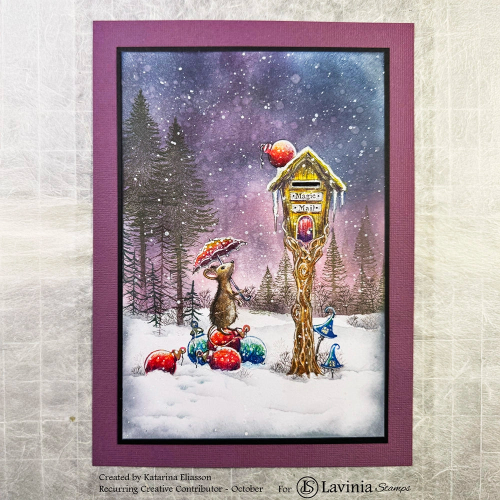 Lavinia Stamps Thistlewhisk Clear Stamp lav1019 snowing