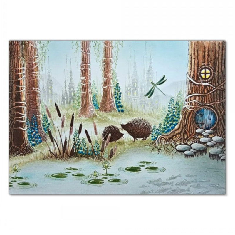Lavinia Stamps Tree Stem Clear Stamp lav643 hedgehogs