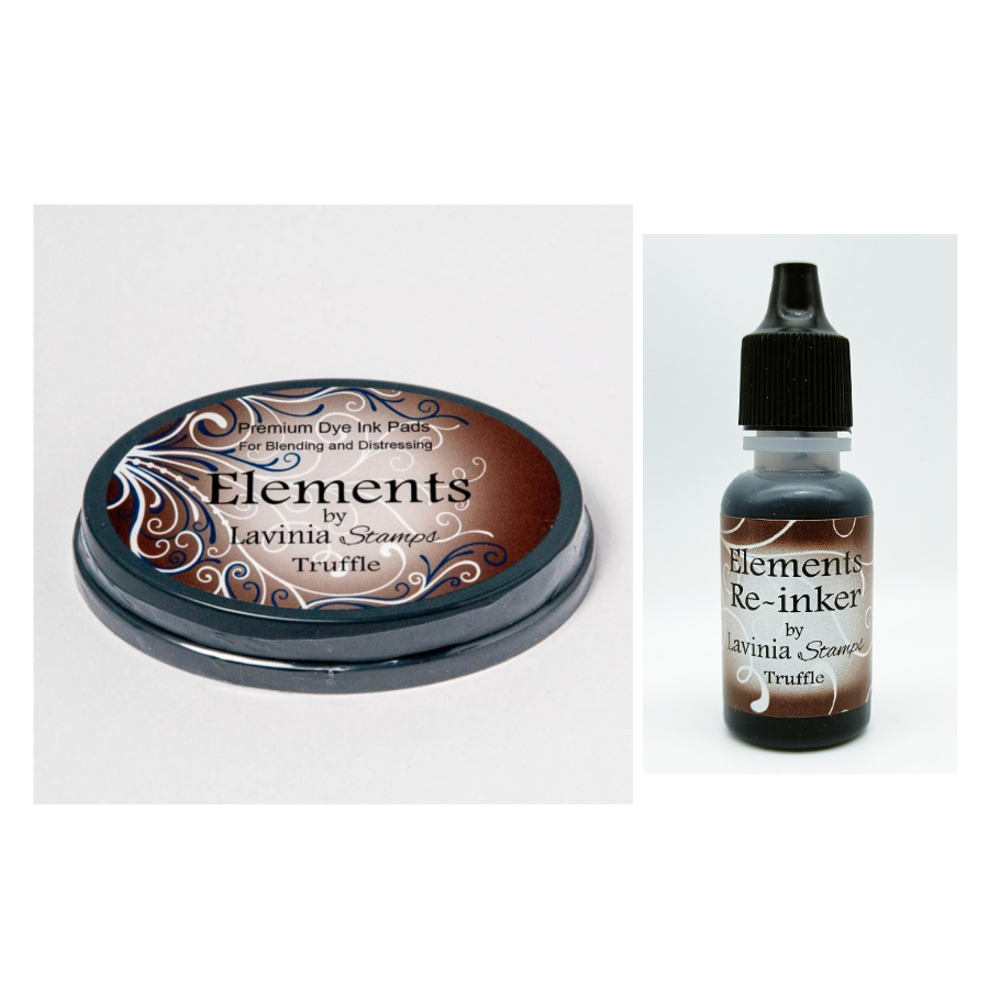Lavinia Stamps Truffle Elements Dye Ink Pad and Re-Inker Set