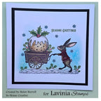 Lavinia Stamps Tumblecart Clear Stamp lav1096 season's greetings picture helen burrell