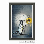 Lavinia Stamps Tumbles Lantern Clear Stamp lav1064 stars words card