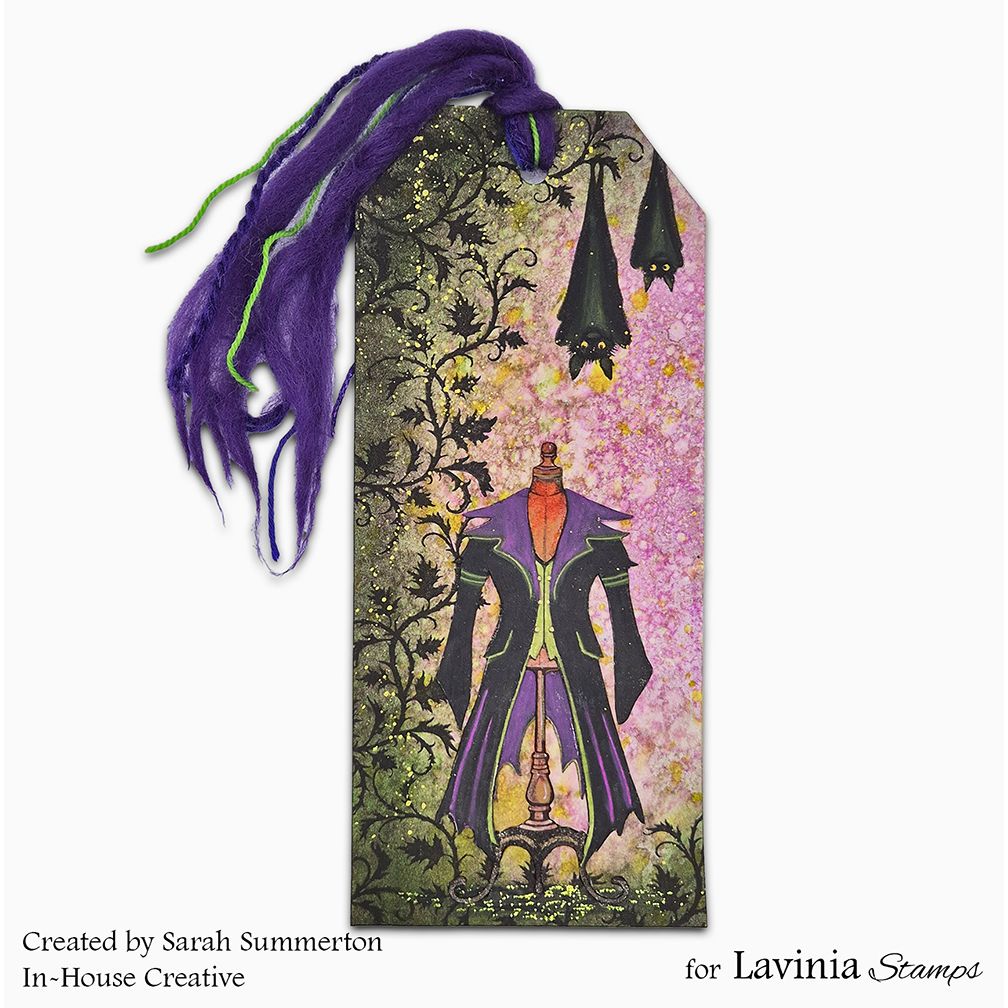 Lavinia Stamps Viktor's Jacket Clear Stamp lav1084 spooky bookmark sarah summerton